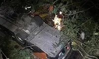 حادثه مرگبار؛ سقوط اتوبوس بازیکنان فوتبال!