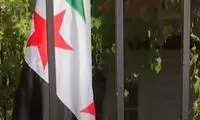 لحظه تاریخی بازگشایی سفارت سوریه در واشنگتن
