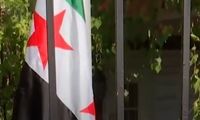 لحظه تاریخی بازگشایی سفارت سوریه در واشنگتن