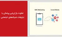 تفاوت بازاریابی پیامکی با تبلیغات شبکه‌های اجتماعی