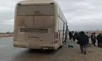 اتوبوس ترمز بریده در اسدآباد حادثه آفرید 