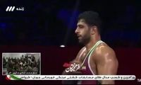 لحظه شکوهمندی که ساروی مقابل پرچم ایران خلق کرد