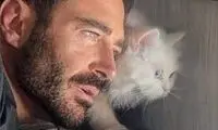دلبری گربه اشرافی حین حمام آفتاب رضا گلزار!