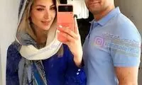 قابی تازه از بهرام رادان با همسرش که ندیده‌اید