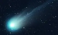 عبور دنباله‌داری از کنار زمین که به اندازه زهره می‌درخشد