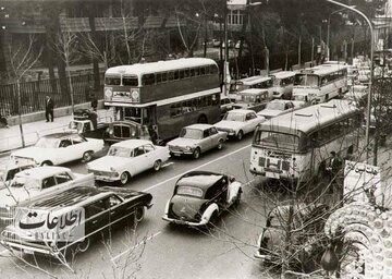 تصویری جالب از میدان شمیران، ۵۰ سال پیش