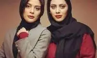 عکس مونا فرجاد با لباس عروس در کنار خواهرش