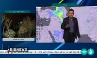 ویدئویی از وزش باد و طوفان امروز تهران