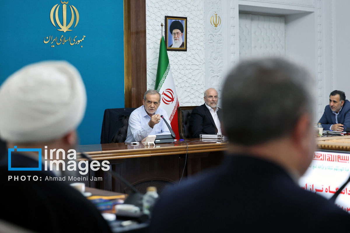   حرف‌های درِ گوشی پزشکیان و قالیباف در یک جلسه 