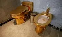 بازداشت سارقان توالت طلای ۶ میلیون دلاری!