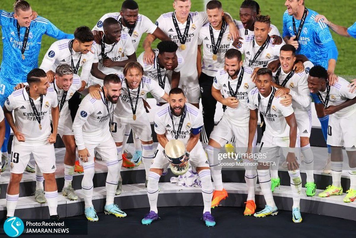 جشن قهرمانی رئال مادرید در سوپرجام اروپا