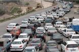 ترافیک سنگین در جاده هراز و چالوس