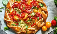 تارت گوجه‌ای، پیش‌غذایی سبک برای میزهای پذیرایی