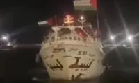 کشتی عمر مختار به ناوگان شکست حصر غزه پیوست