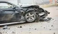 سبقت فاجعه‌بار؛ سرشاخ خودروی سواری با کامیون!