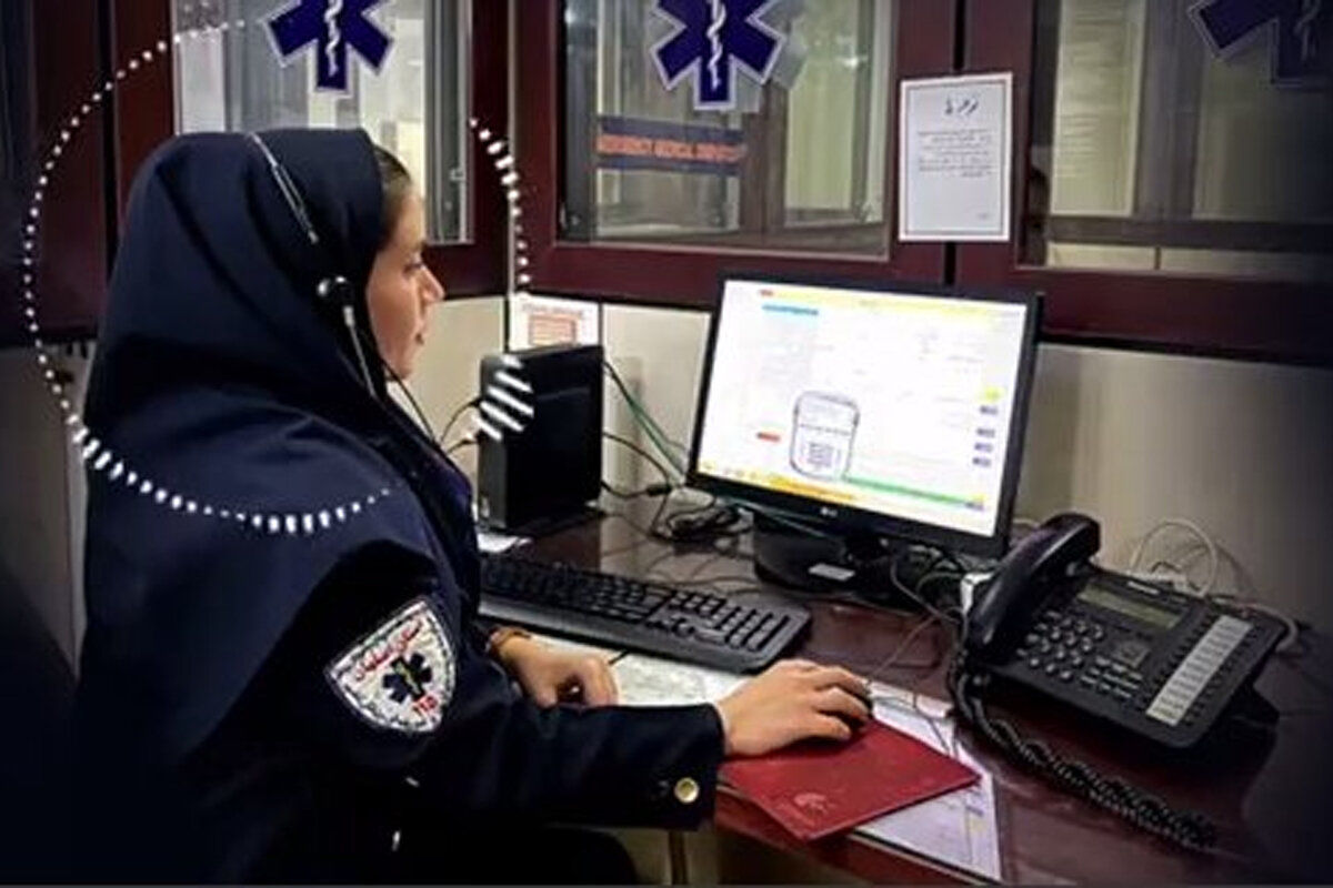 لحظات نجات جان یک مادر از پشت خط تلفن