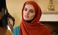 چهره بدون آرایش بیتای سریال آوای باران در آرایشگاه زنانه