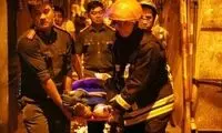 آتش‌سوزی مهیب در آپارتمان ۹ طبقه تلفات داد