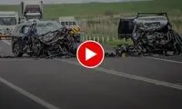 تصادف مرگبار چند خودرو به دلیل سبقت غیرمجاز