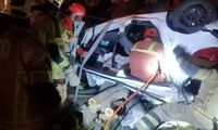 تصادف مرگبار در اثر برخورد پژو 206 با درخت