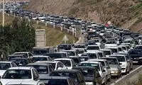 ترافیک سنگین در جاده‌های چالوس و هراز