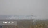 انتشار دود از ۲۵ هزار هکتار از تالاب هورالعظیم