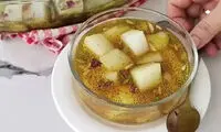 ماقوت یزدی؛ دسر خنک و سنتی با عطر گلاب