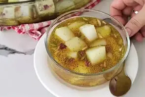 ماقوت یزدی؛ دسر خنک و سنتی با عطر گلاب