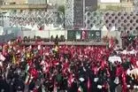 ویدئوی دقایقی قبل از مردم در میدان امام حسین 
