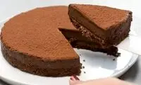طرز تهیه چیزکیک شکلاتی یخچالی بدون فر
