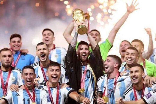 هدیه مسی برای آرژانتینی‌ها بعد از قهرمانی