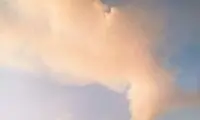 تصویری از مازوت‌سوزی شدید در نیروگاه اراک