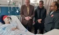 حضور پرسپولیسی‌ها بر بالین بانوی متعصب