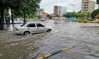 تصاویر بارش بی‌سابقه در تالش