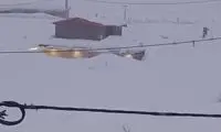 دفن شدن خانه‌ها در کوهرنگ