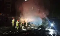 تصادف منجر به انفجار شدید در کرج