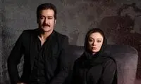 تصویری از یکتا ناصر در هنگام اجرای نمایش