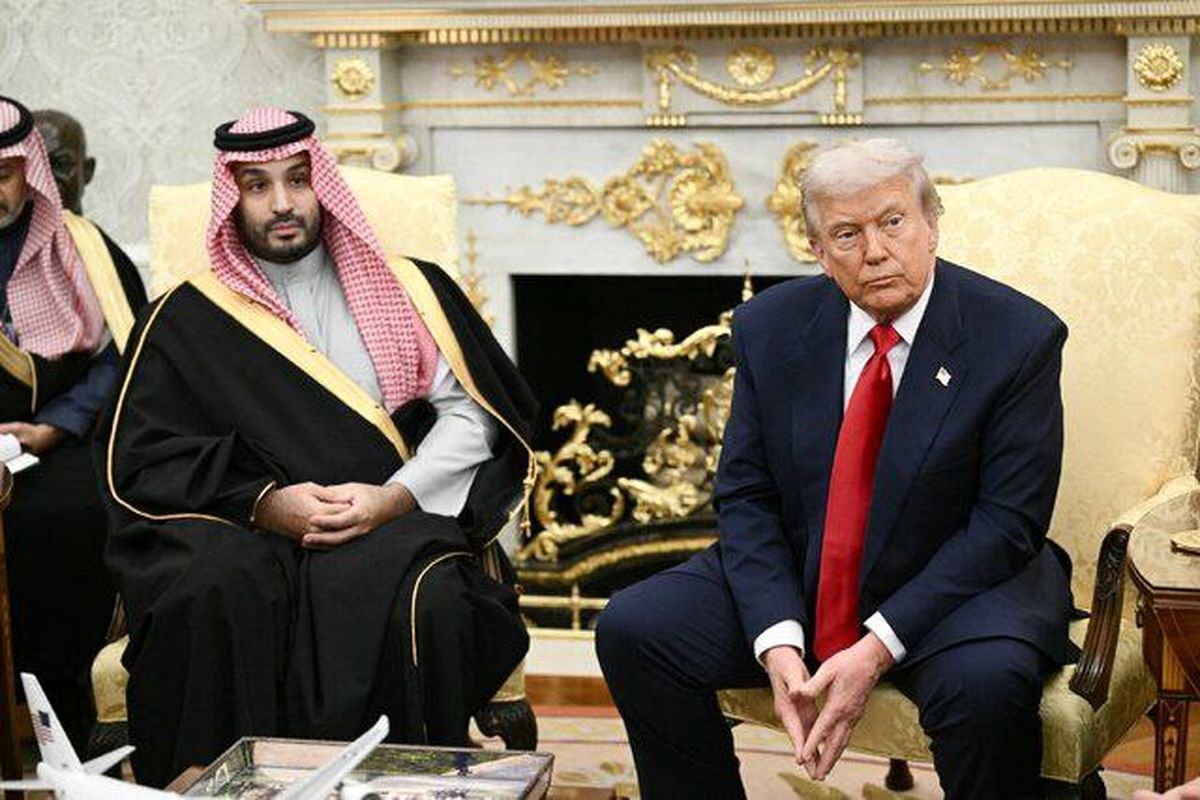 رفتار عجیب بن سلمان حین نطق ترامپ درباره ایران
