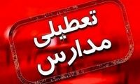 مدارس ابتدایی این شهر در نوبت عصر ۲۳ دی تعطیل شد