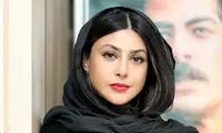 آزاده صمدی با استایل بارداری روی فرش قرمز آمد!