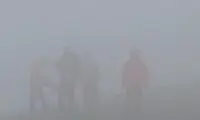 آغاز بارش برف در محل حادثه بالگرد رئیسی