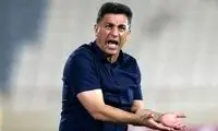 ژست عصبانی امیر قلعه‌نویی پس از سوت داور!