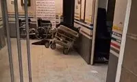آسیب به بیمارستان گاندی در پی حملات امشب