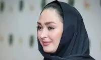 الهام حمیدی در ایام محرم مشکی‌پوش شد