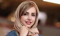 تیپ متفاوت شبنم خانم قلی‌خانی با مانتوی گُل‌‌گُلی