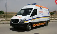 واژگونی یک آمبولانس حادثه‌ساز شد