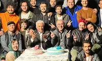 عکسی از دورهمی بازیگران در پشت صحنه «بی‌عاطفه»