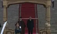 صحنه عجیب و شکار شده از رئیسی در تاجیکستان
