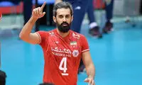 سعید معروف با کت و شلوار به زمین والیبال بازگشت