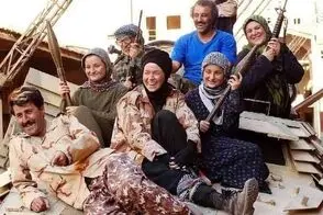 تصویری از الیزابت سریال پایتخت در یک دورهمی هنری 